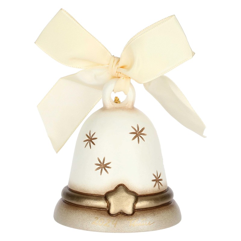 THUN - Limited Edition 2024 Bell with Angel Ceramic White