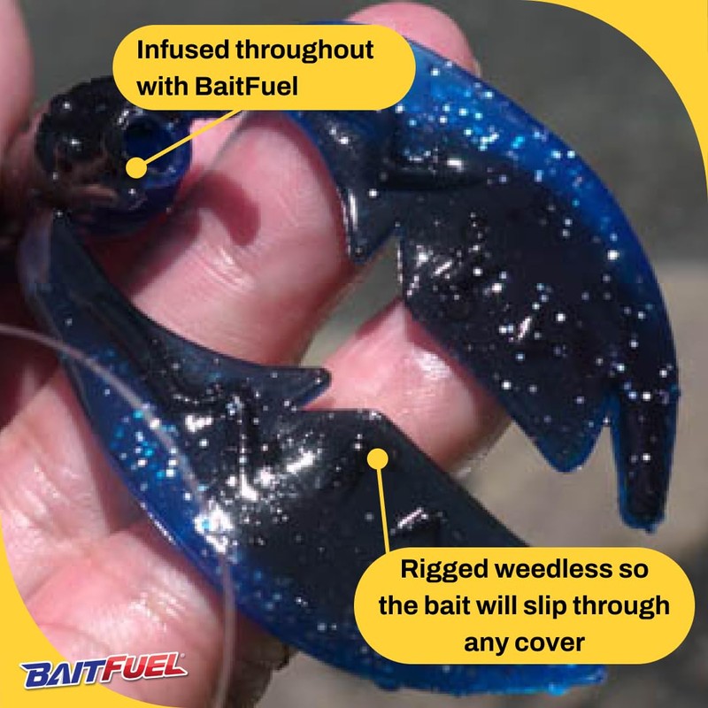 BAITFUEL PACA Chunk Creature Bait Infused with Supercharged X55 Formula