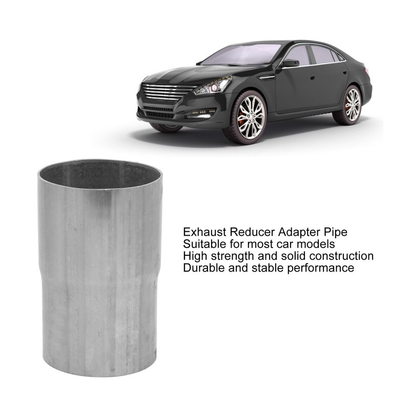 Exhaust Reducer Connecting Pipe 63mm‑60mm Stainless Steel Muffler Connector Pipes