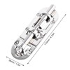 Door Latch Lock 110x38mm 316 Stainless Steel High Accuracy Electrolytic