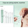 Voitead 12 Pcs Stainless Steel Ear Pick Kit with Leather