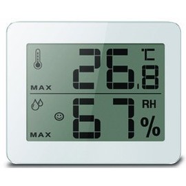 Digital Hygrometer White