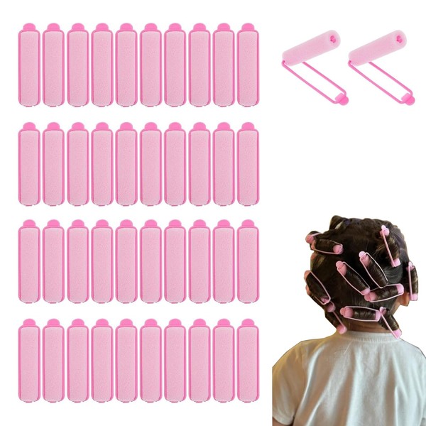 42 Stück Schwamm Lockenwickler Klein Weichschaum Lockenwickler Hair Rollers Weicher
