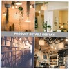 BIUDECO Decorative Rattan Lampshade Ceiling Light Covers 2pcs Woven Lamp