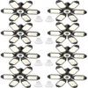 LUCORUSC Led Garage Lights 8 Pack 200W Super Bright Ceiling