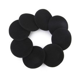 4 Pairs 55mm Foam Ear Pads for Headphones - Black