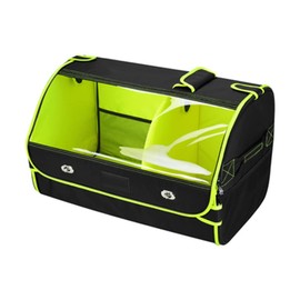 Organizador para Asiento Trasero Organizador De Maletero De Coche con Cubierta Plegable, Compartimento Múltiple Plegable Resistente, Organizador De...