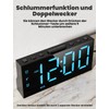 LIORQUE Alarm Clock Digital LED Alarm Clock with 8 Modes