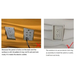 Paintable 3D Texture Wall Panels, White Vortex, Pack of 12 Tiles 32 Sq Ft (Plant Fiber)