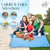Pelle & Sol Picnic Blanket, Foldable Outdoor Beach Blanket, Waterproof,