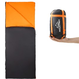 Mountrex® Sleeping Bag - Small Pack Size & Ultralight (730 g) Summer Blanket Sleeping Bag - Outdoor Summer Sleeping Bag - Camping, Travel, Festival - Connectable
