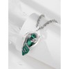 CELESTIA Dragon Necklace for Women Men Malachite Necklace Healing Crystal