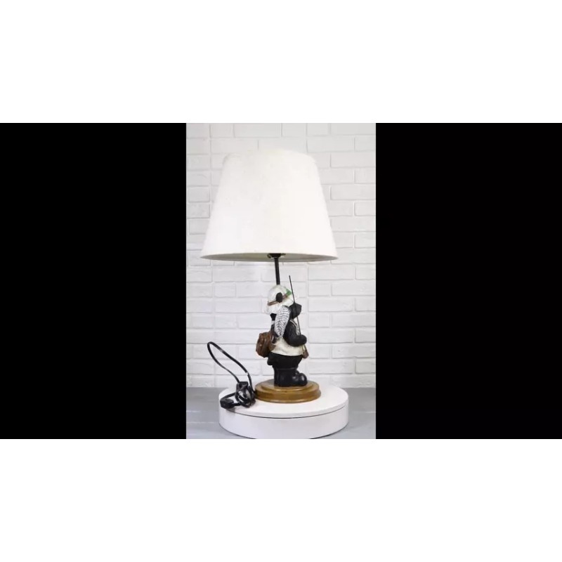 Ebros GIft Camping Fisherman Angler Bear Going Fishing With Pole