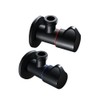 DOITOOL 2PCS Copper Bathroom Angle Stop Valve Water Shut Off