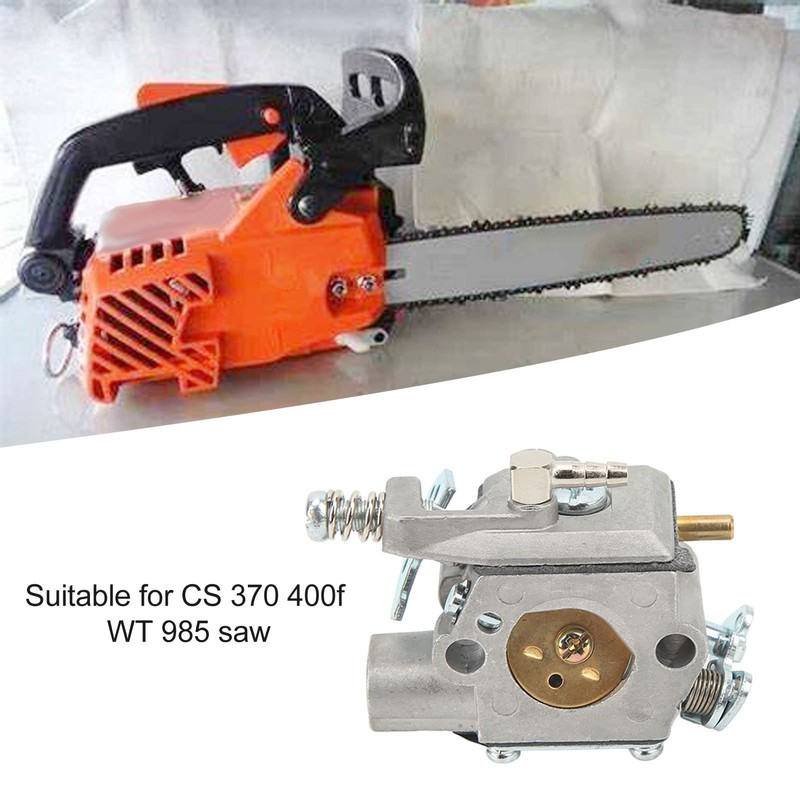 Aluminum Carburetor for CS 370 400f WT 985 Chainsaw, Replacement