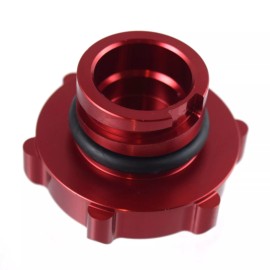 Unbranded Red Oil Cap Filler Racing Billet Aluminum Anodized Fits LS1 LS2 LS3 LS6 Turbo