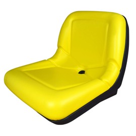 TRAC SEATS Yellow Seat for John Deere X300 X300R X304 X320 X324 X340 X350 X350R X354 X360 X370 X380 X384 X390 X394 Replaces AM136044 AUC11188 AUC13500