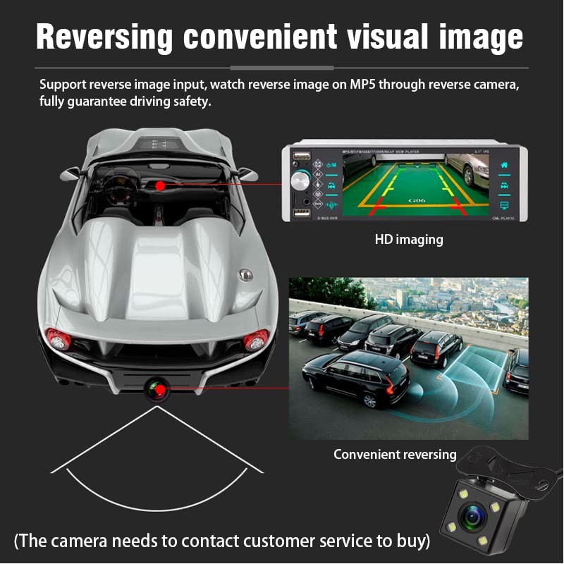 1DIN 5.1 inch Touch Screen Car Radio 5188 MP5 Player