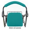 Top Glides Universal Rollator Walker Seat and Backrest Covers (Teal)