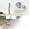 304 Stainless Steel Kitchen Sink Twist Lock Basket Drain Assembly