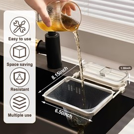 2 Pack Suction Cup Sink Strainer with Net, Suction Cup Sink Strainer Mesh Bags, Sink Strainer Basket for Food Waste Suction Cup, Suction Cup Sink Strainer With Mesh Bag Drainer Basket, 200 Pack Net