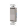 EATON 7503SG-K-L 3-Way Designer Switch, Silver Granite