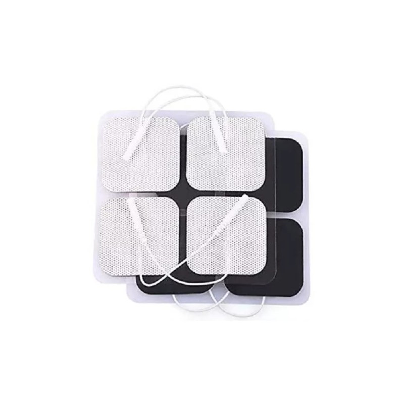 kwd 4 Electrodos Para Electroestimulador Tens 5x5 Centimetros