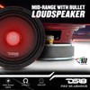 DS18 PRO-X6.4BMRGB Loudspeaker with RGB Light Bullet - 6.5", Midrange,