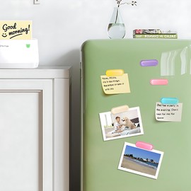 DIFIT 12 PCS Fridge Magnets Refrigerator Magnets, Small Magnets for Whiteboard Heavy Duty Magnets Strong Magnets Bar Magnets Mini Cute Magnets Decorative Magnets for Fridge Kitchen Dishwasher(Crystal)