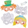 Baker Ross FN181 Alice in Wonderland Colour-in Masks - Pack