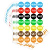 Remarkable 7 Days of The Week Labels Color Coding Dot
