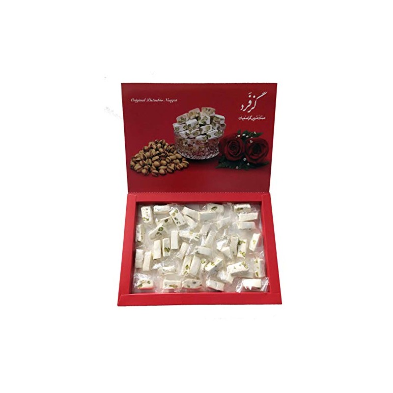 Original Persian Nougat (Gaz/Gas) In 1lb (16oz) (454g) Box