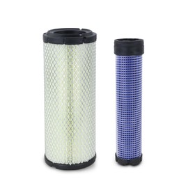 11013-7044 11013-7045 Inner & Outer Air Filter Kit for Kawasaki 11013-7019 11013-7020, Kohler 25 083 01-S 25 083 04-S, John Deere M131802 M131803, Donaldson P821575 P822858 (1 Pack)
