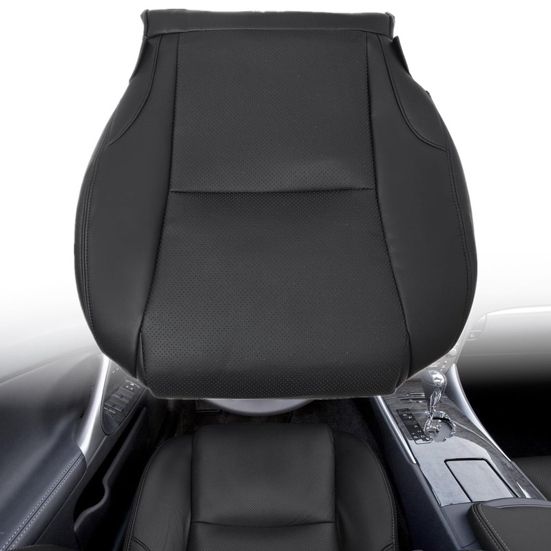 NLQR Front Driver Side Bottom Replacement Seat Cover Microfiber Leather