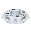 2Pcs Sprocket Gear Aluminum Anodic Oxidation Gears for Robots Machinery