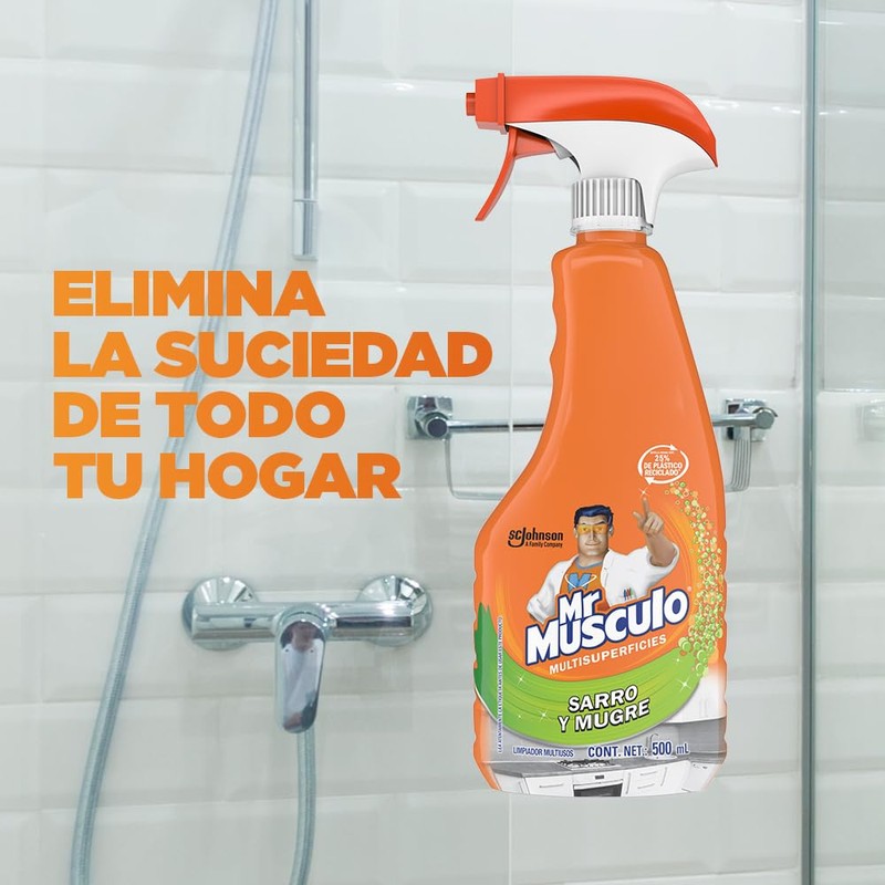MR MUSCULO DESTRUYE SARRO/MUGRE 500 ML ATOMIZADOR