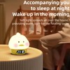 RUISHINE Alarm Clock Lights for Kids-Duck Night Lights,Temperature Display,RGB Color