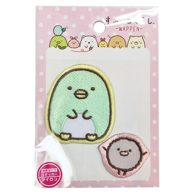 すみっコぐらし ワッペン ぺんぎん?とにせつむり SXAP907