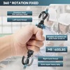 4Pcs M8 304 Stainless Steel Hook & Turnbuckle Hook, 600lbs