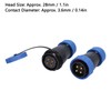 Aviation Plug Socket IP68 Waterproof Solderless Male Female Pair Connector