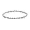 Tuscany Silver Women's Braided Chain Bracelet Sterling Silver 18 cm,