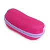 テーシーケース サングラスケース おしゃれ サングラス ハード ケース ファスナー式 EVA ナイロン ピンク