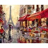 CVPuzzles Rainy Day in Paris, France 504 Piece Jigsaw Puzzle