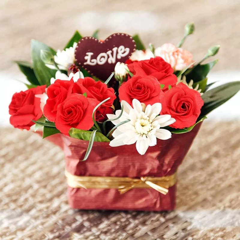 50pcs Cabezas De Rosas Artificiales Manualidades Decoracion
