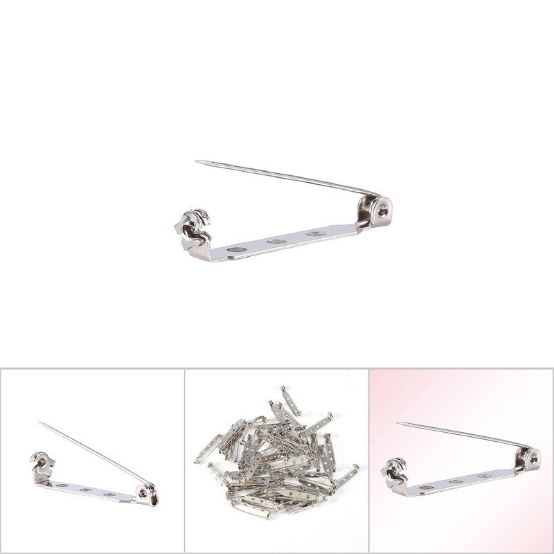 Pack of 50 Rod Safety Pins, Safety Clasp, Rolling Pin