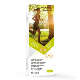 WoodyKnows Enhancer Nasal Dilator, Model Standard, Improves Sports Airflow, Nasal Congestion aid (M 4Pack)