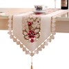 Embroidery Table Runner, Flower Table Runner Decorative Hollow Dining Table