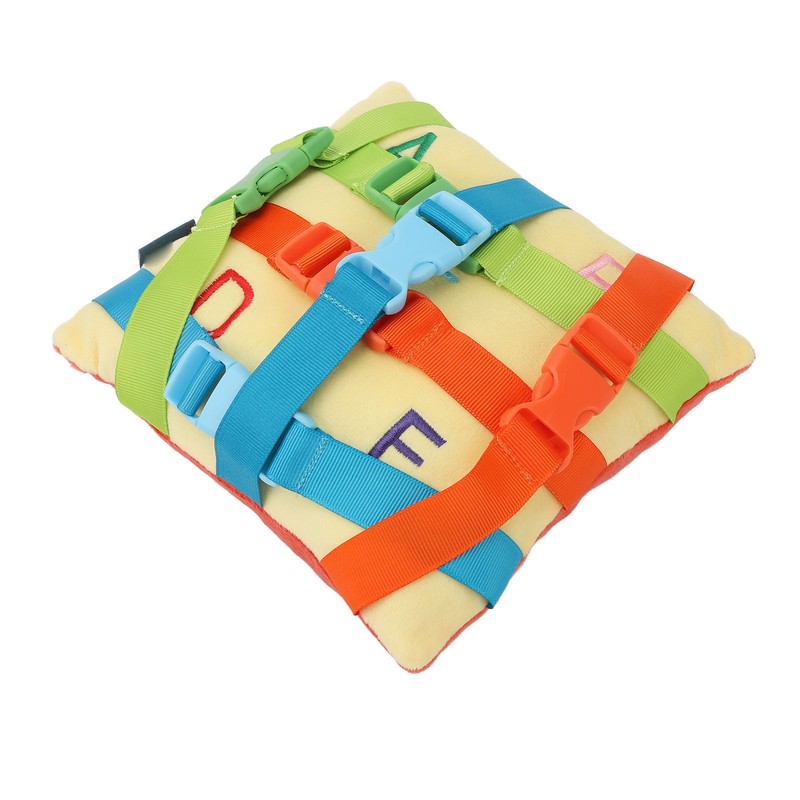 Elderly Dementia Pillow Buckle Release Colorful Straps Calming Comforting Sensory