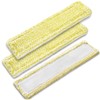 3 Packs Window Vacuum Cleaner Replacement Microfibre Swipping Mop Pads
