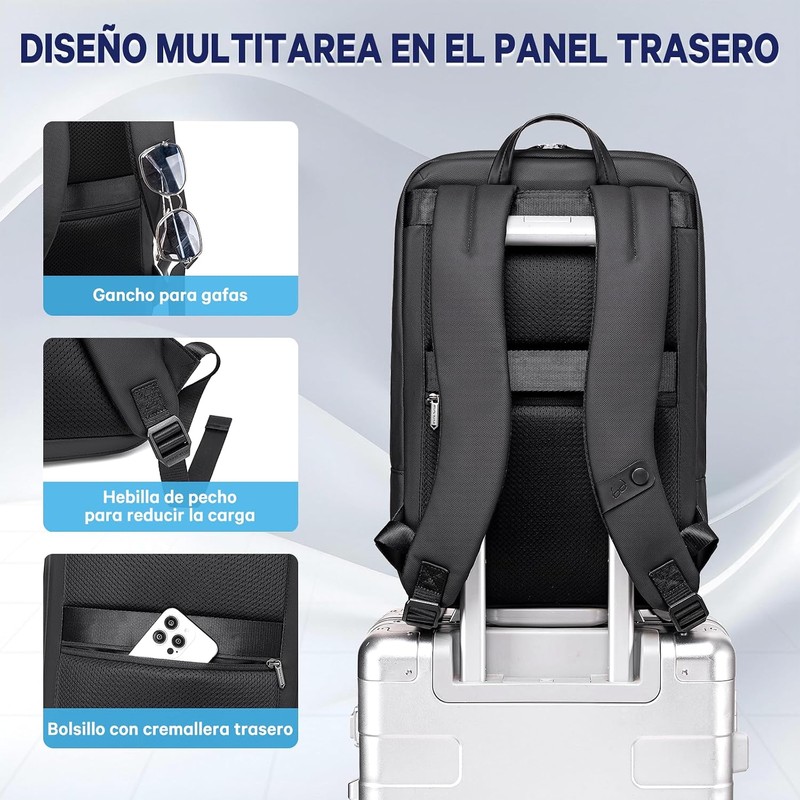 Mochila para Laptop Arctic Hunter Slim 16L para Hombres y